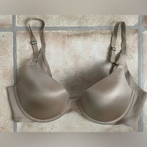 Soma Vanishing Back Full Coverage Smoothing Padded Bra Women's Tan Size 34C